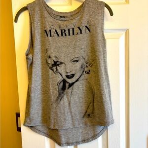 Novelty Marilyn Monroe tank top - Red Carpet Noir
